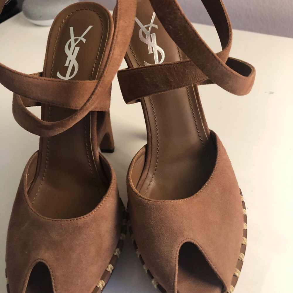 YSL Suede Stunning Heel